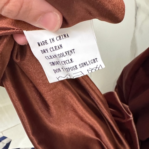 Revelry Plus Size Deep Burgundy Formal Velvet Dress | Plus Size - Picture 7 of 9